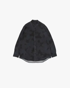 -SALE- MAO COLLAR FELIX SHIRT CAMO