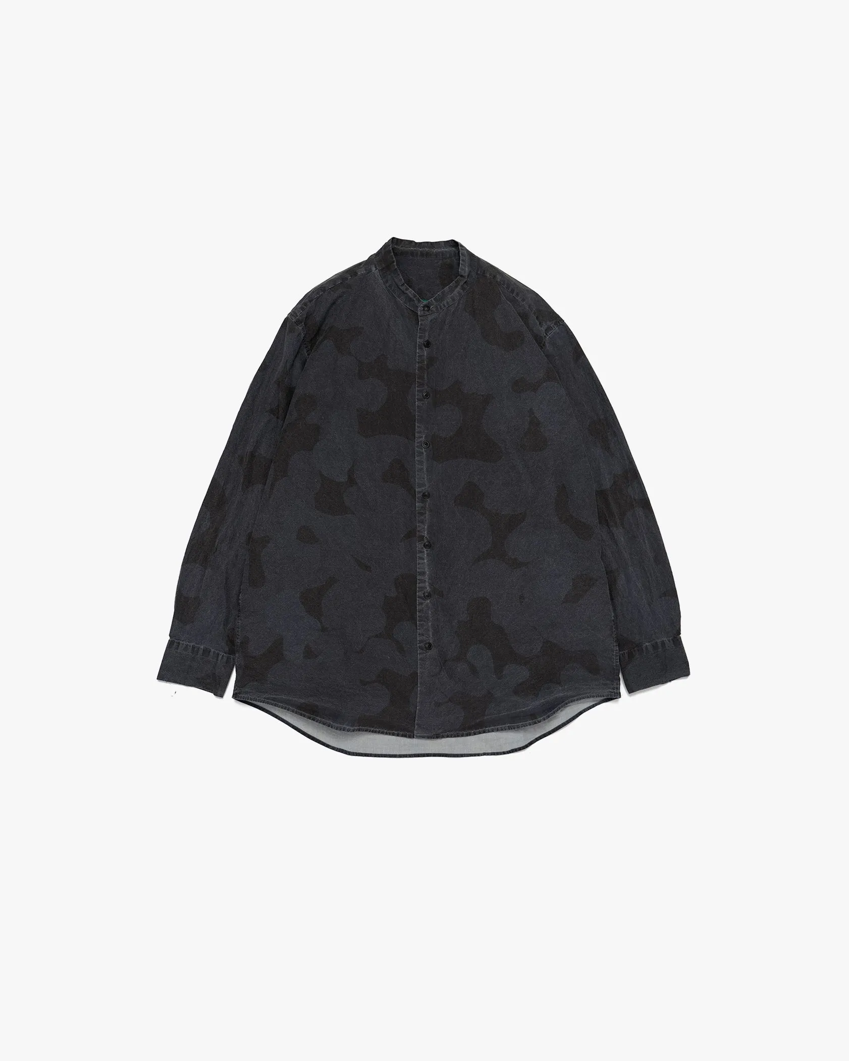 -SALE- MAO COLLAR FELIX SHIRT CAMO