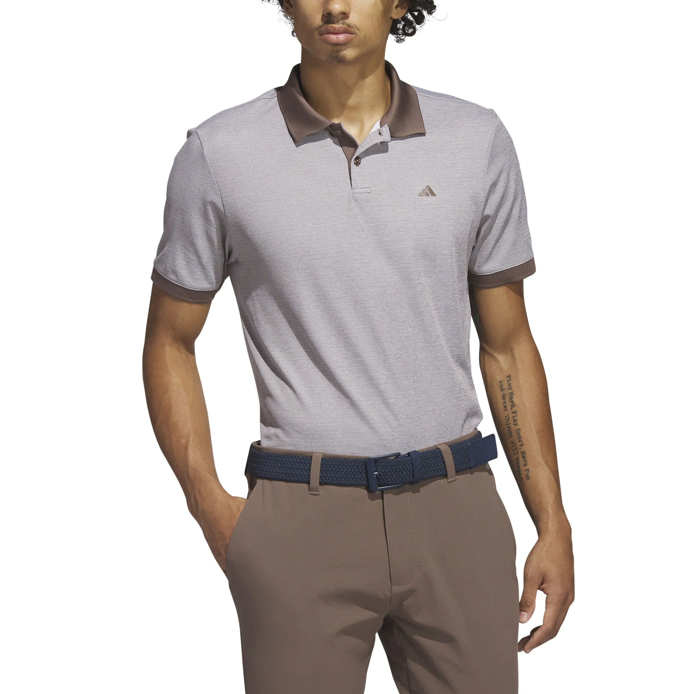 adidas Golf No Show Polo - Earth Strata SS23