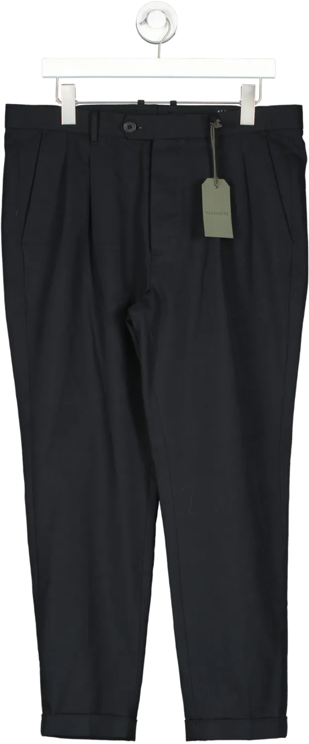 All Saints Black Tallis Trousers W32