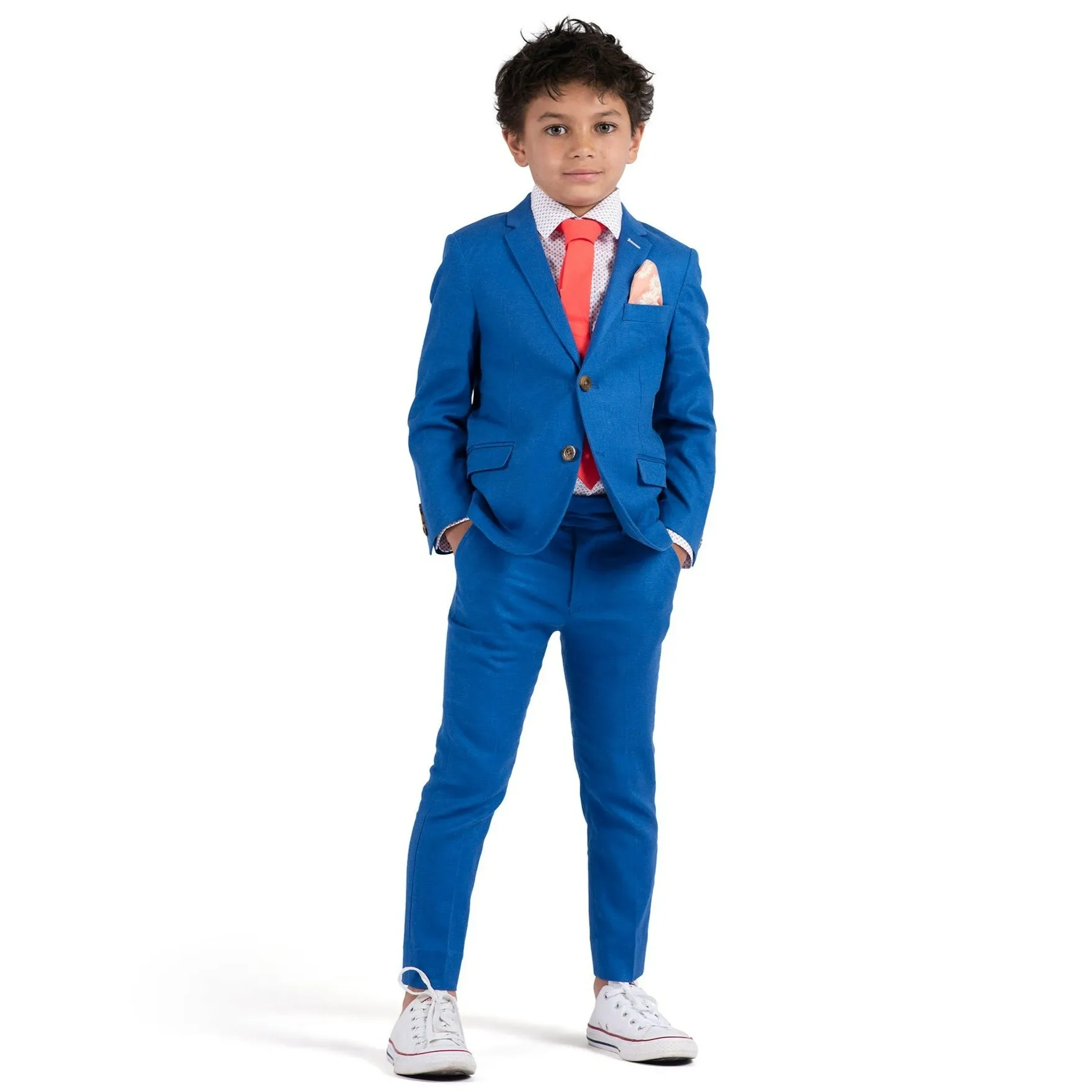 Appaman Boys 2pc Nautical Blue Stretch Suit _ D8SSU3