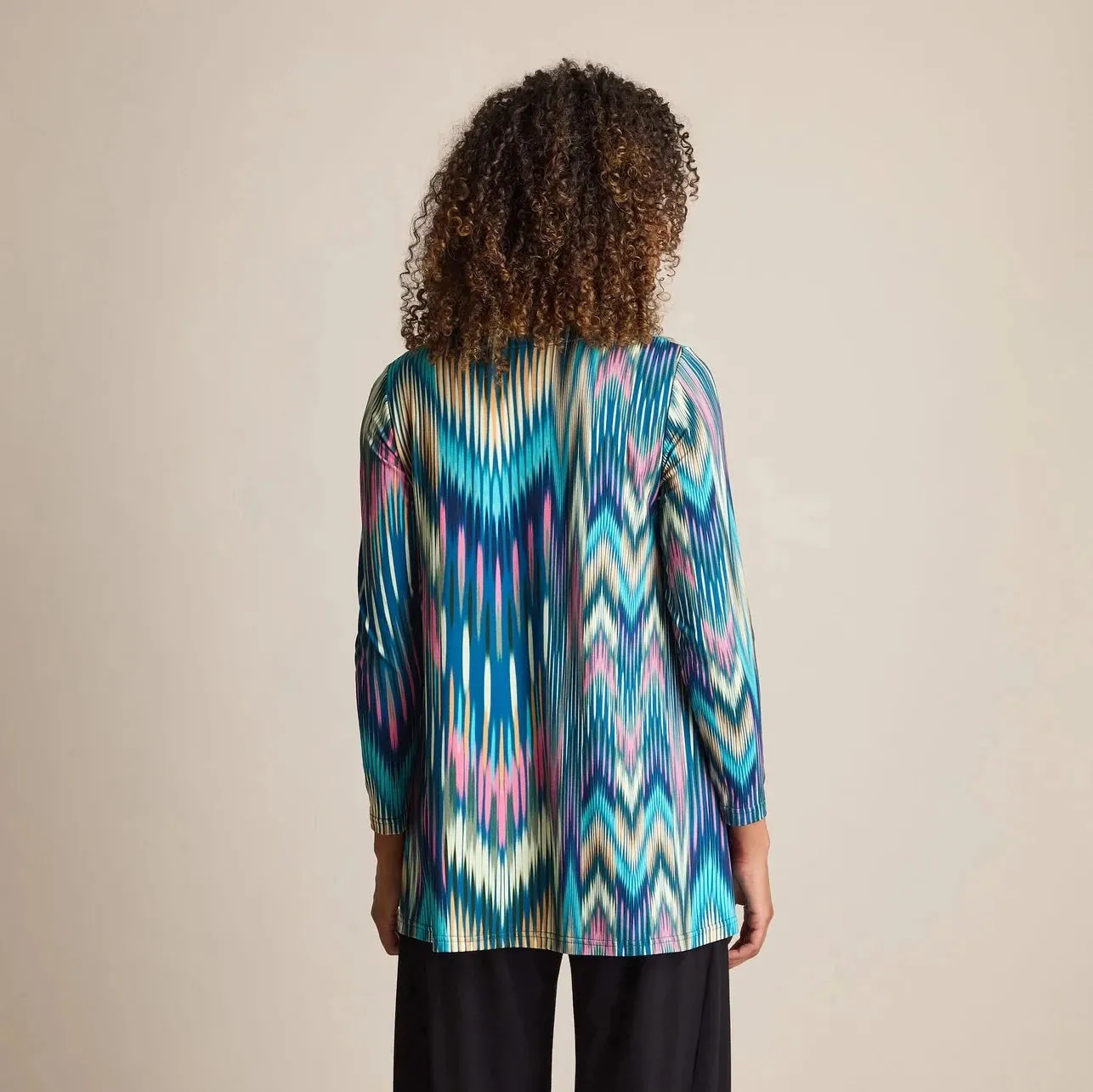 Autumnal Ikat Top - Multi