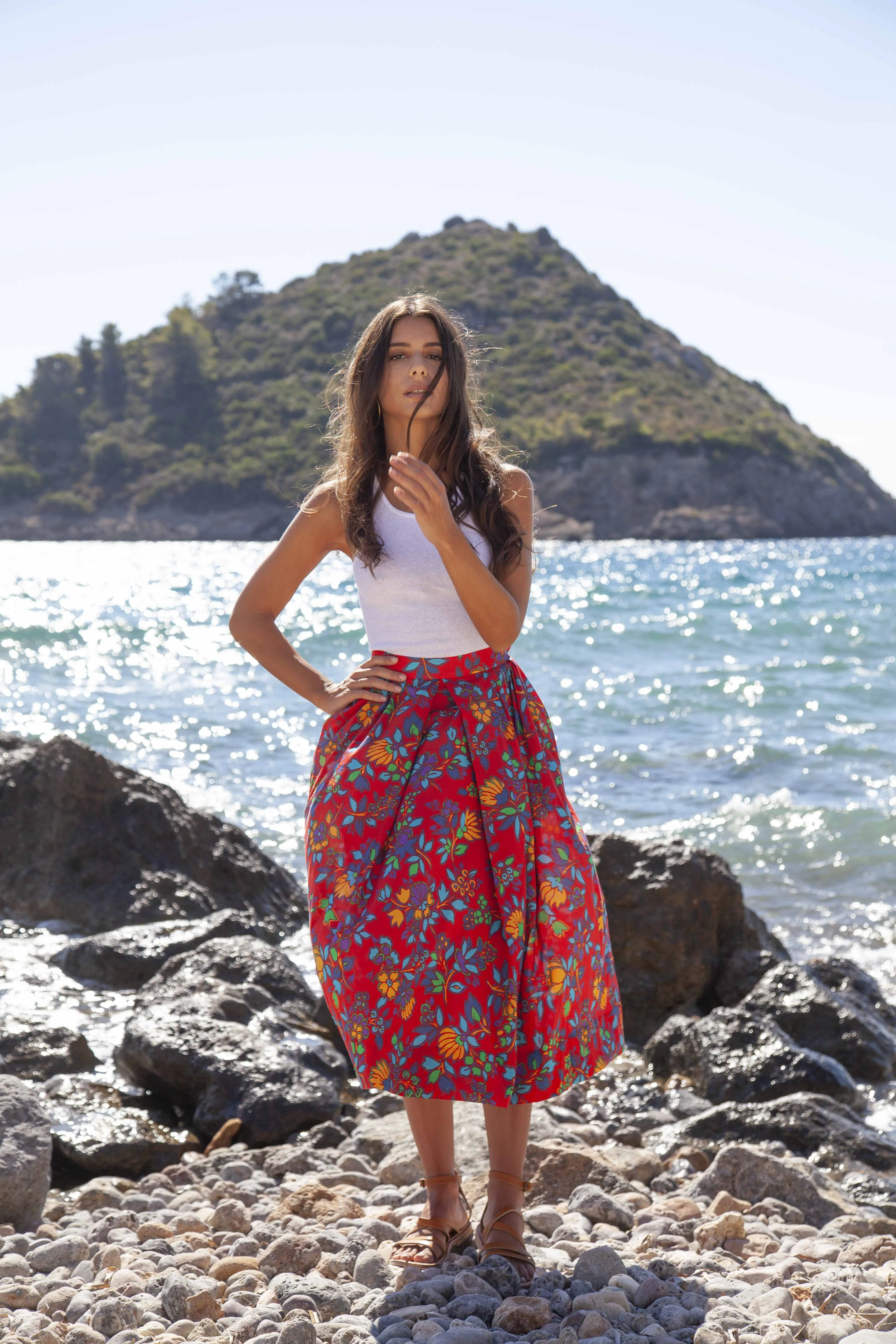 Bardot Skirt | Printemps Print