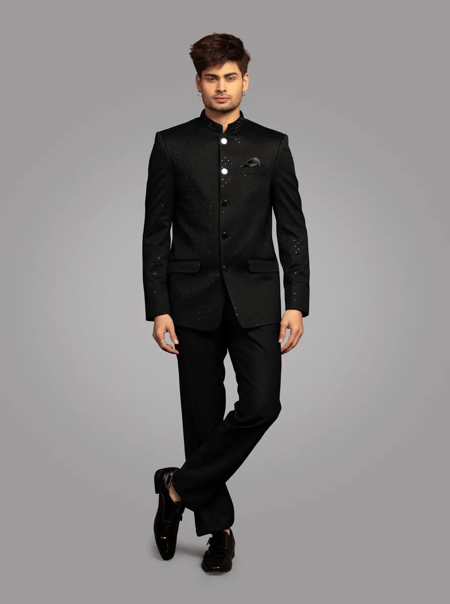 Black Jodhpuri Suit | JadeBlue