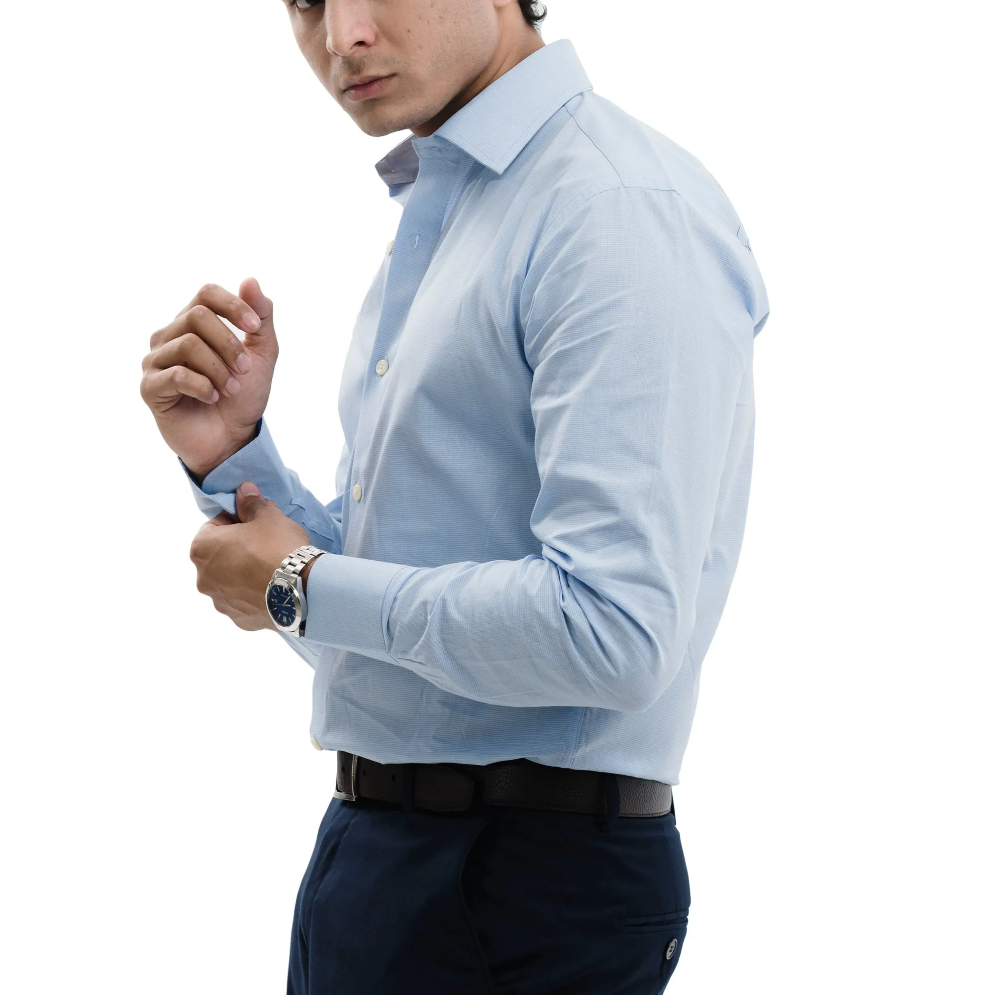 Classic Sky Blue Formal Shirt