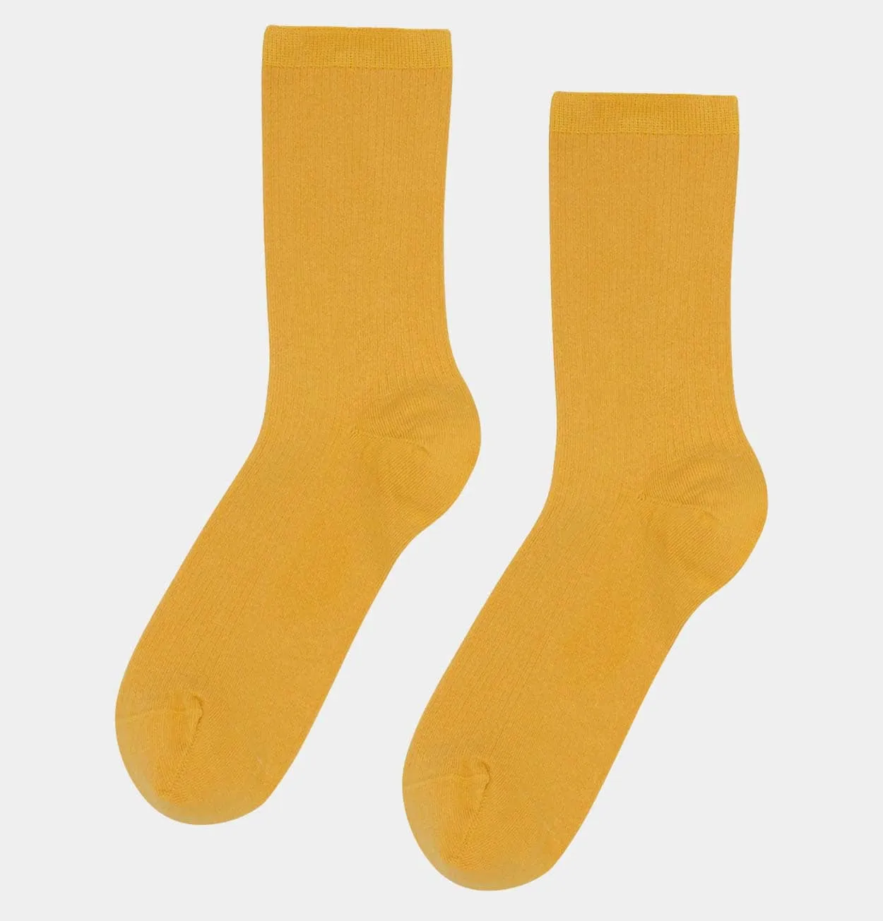 Colorful Standard Women's Classic Organic Cotton Socks in Burned Yellow