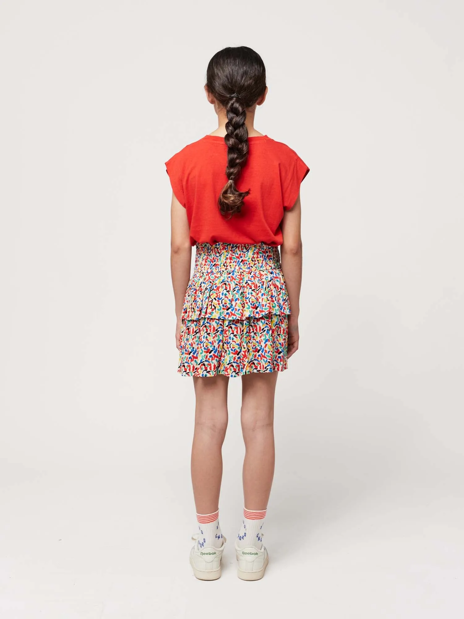 Confetti All Over Woven Ruffle Skirt