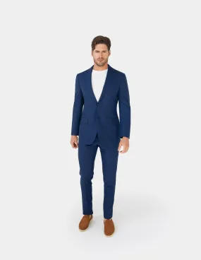 Dark Blue Single Breasted Suit