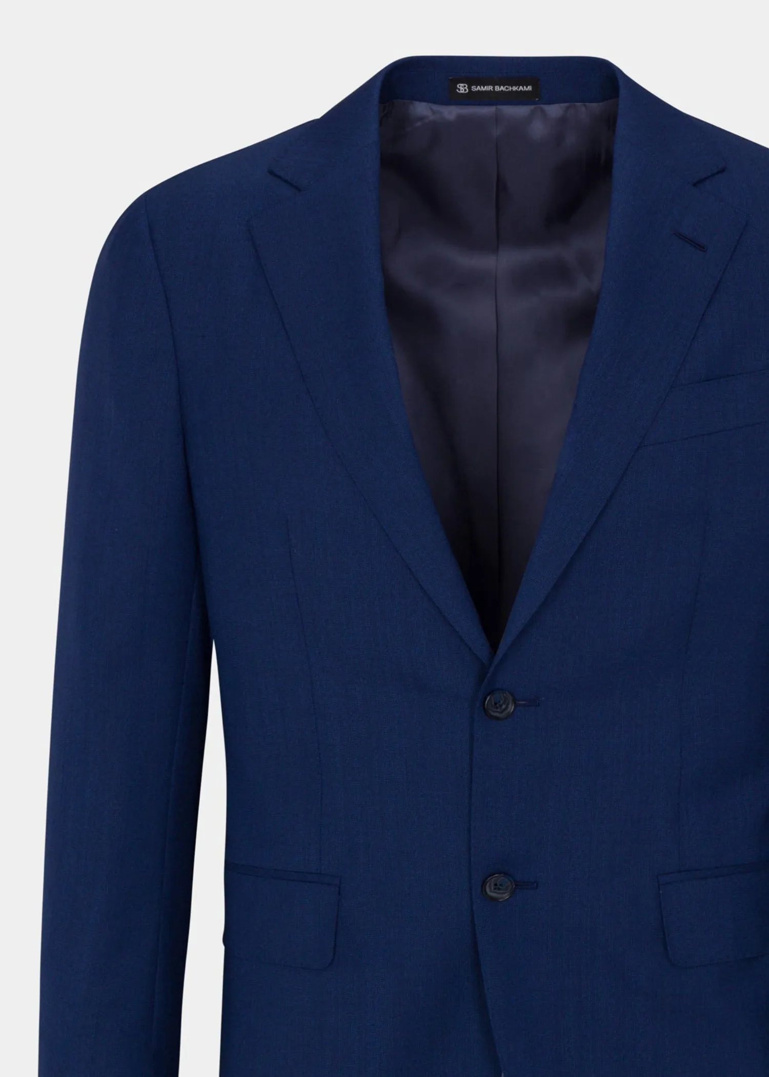 Dark Blue Single Breasted Suit