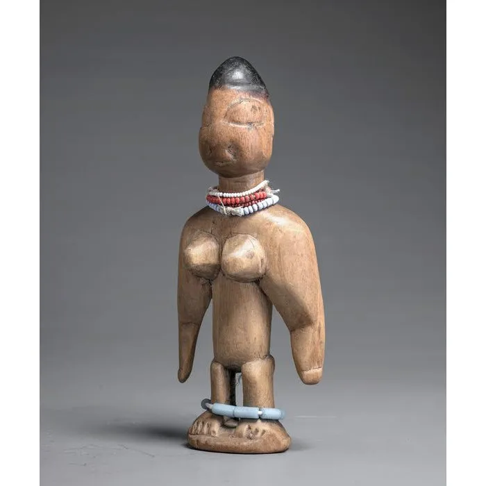 Ewe Female Venavi Twin Figure, Togo #448