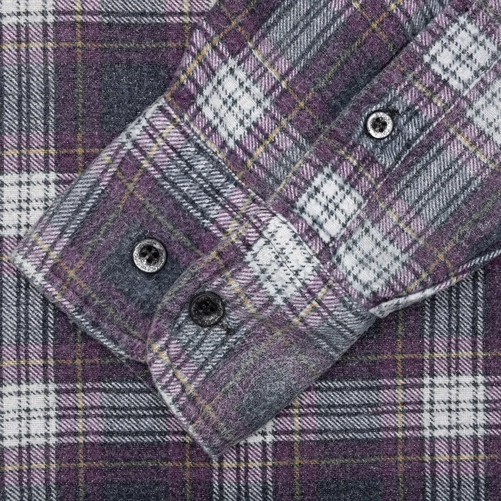 Flannel Shirt Ribbon Reflection Shirt - Assorted