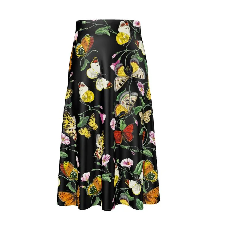 Flutter Frenzy Midi Skirt