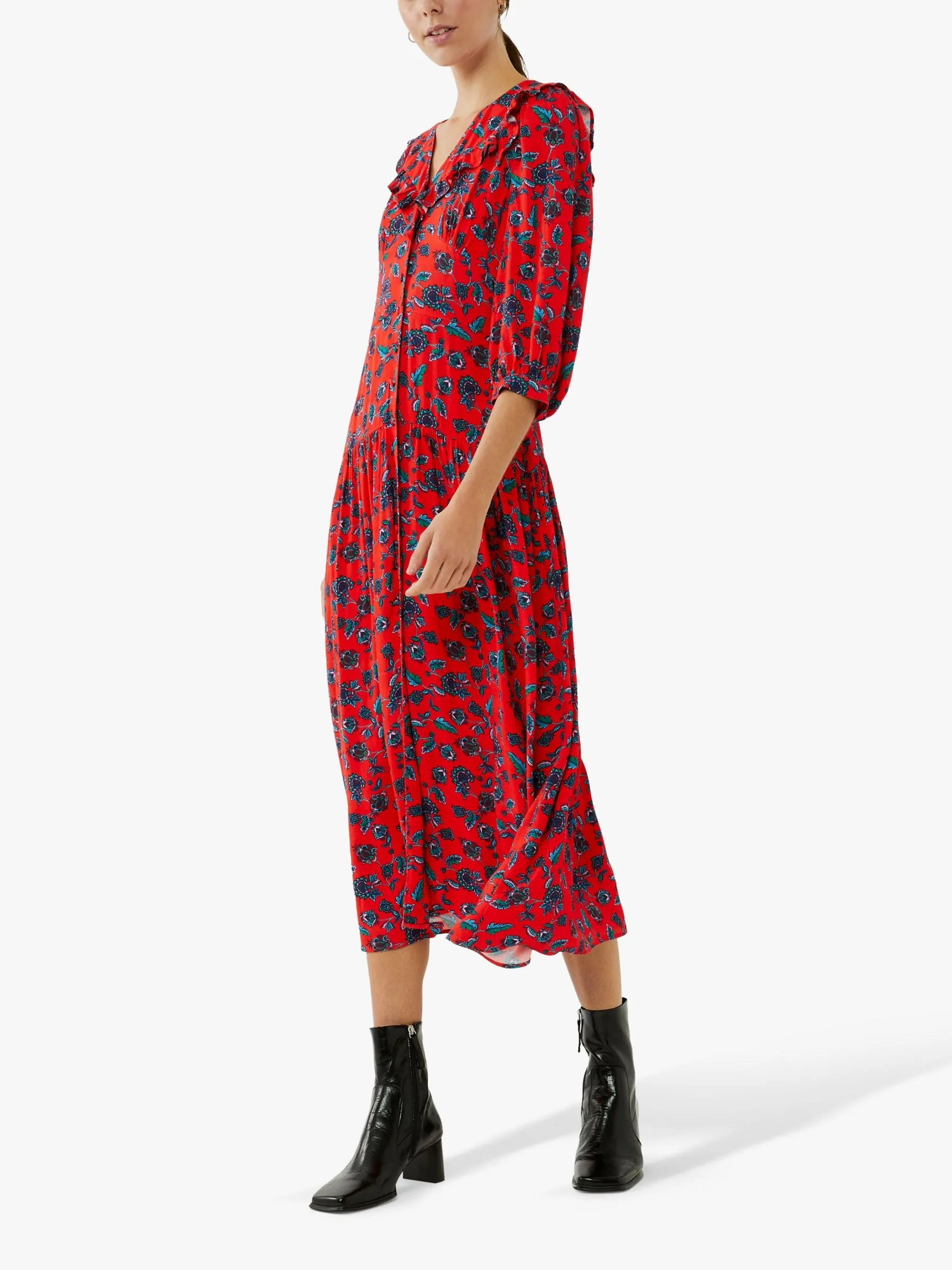 Flynn Floral Midi Dress