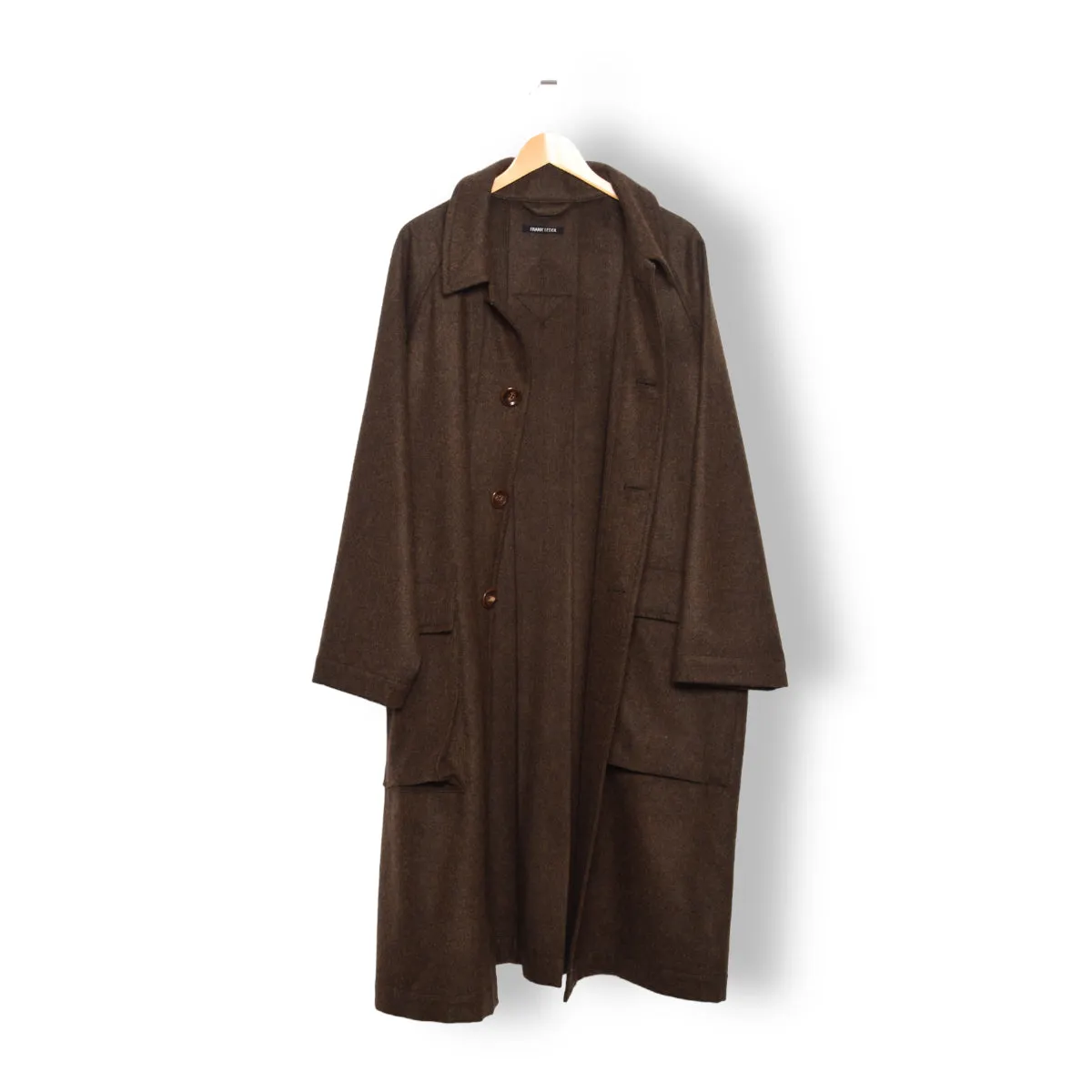 Frank Leder Marled Walnut Loden Coat