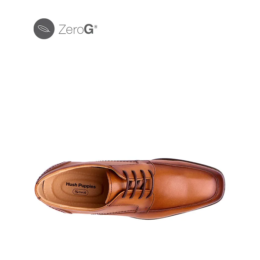 Garland Lace Up At Men's Shoes - Deep Tan Leather