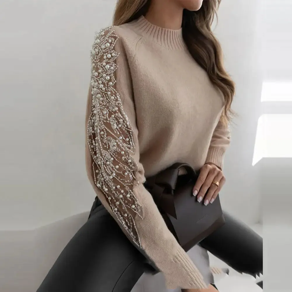 Get Cozy Commute Chic in Our Round Neck Woolen Top!