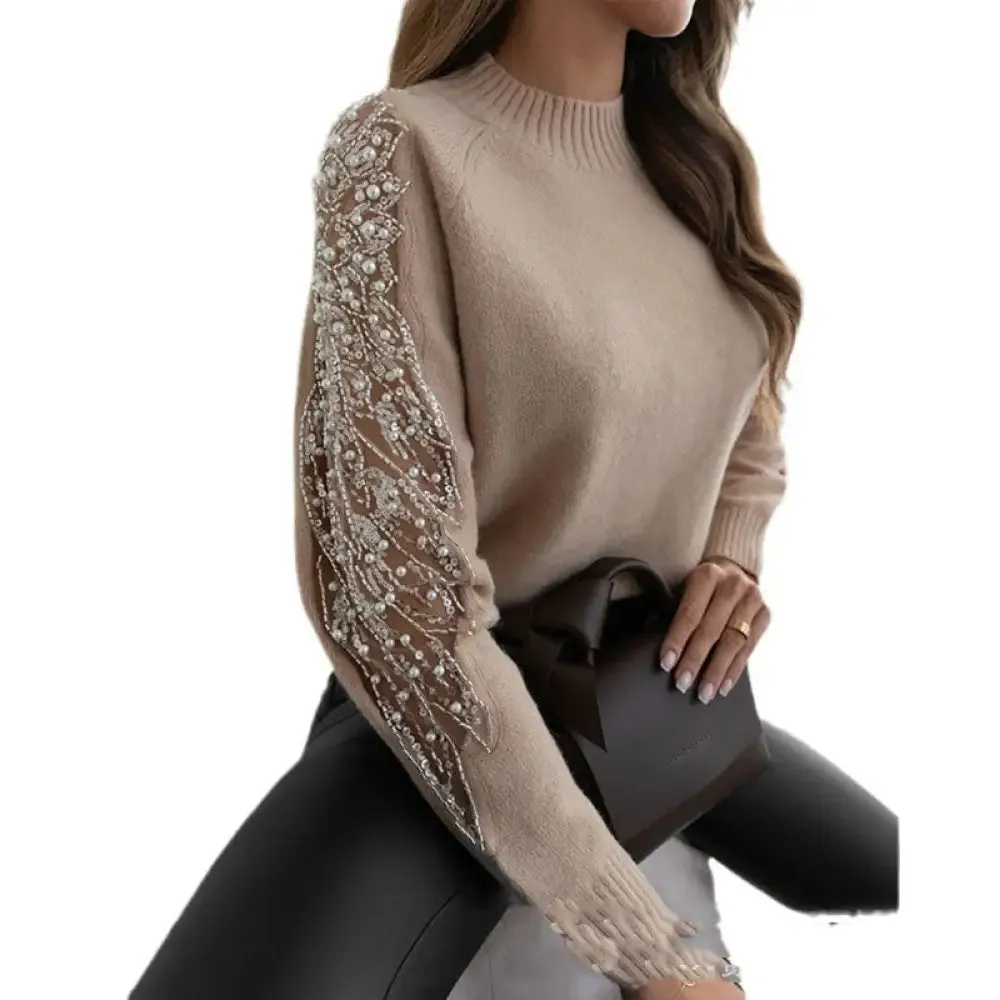 Get Cozy Commute Chic in Our Round Neck Woolen Top!