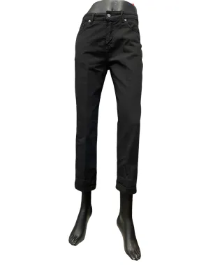 Griffai 5 pocket bull trousers for women DGP3710 black