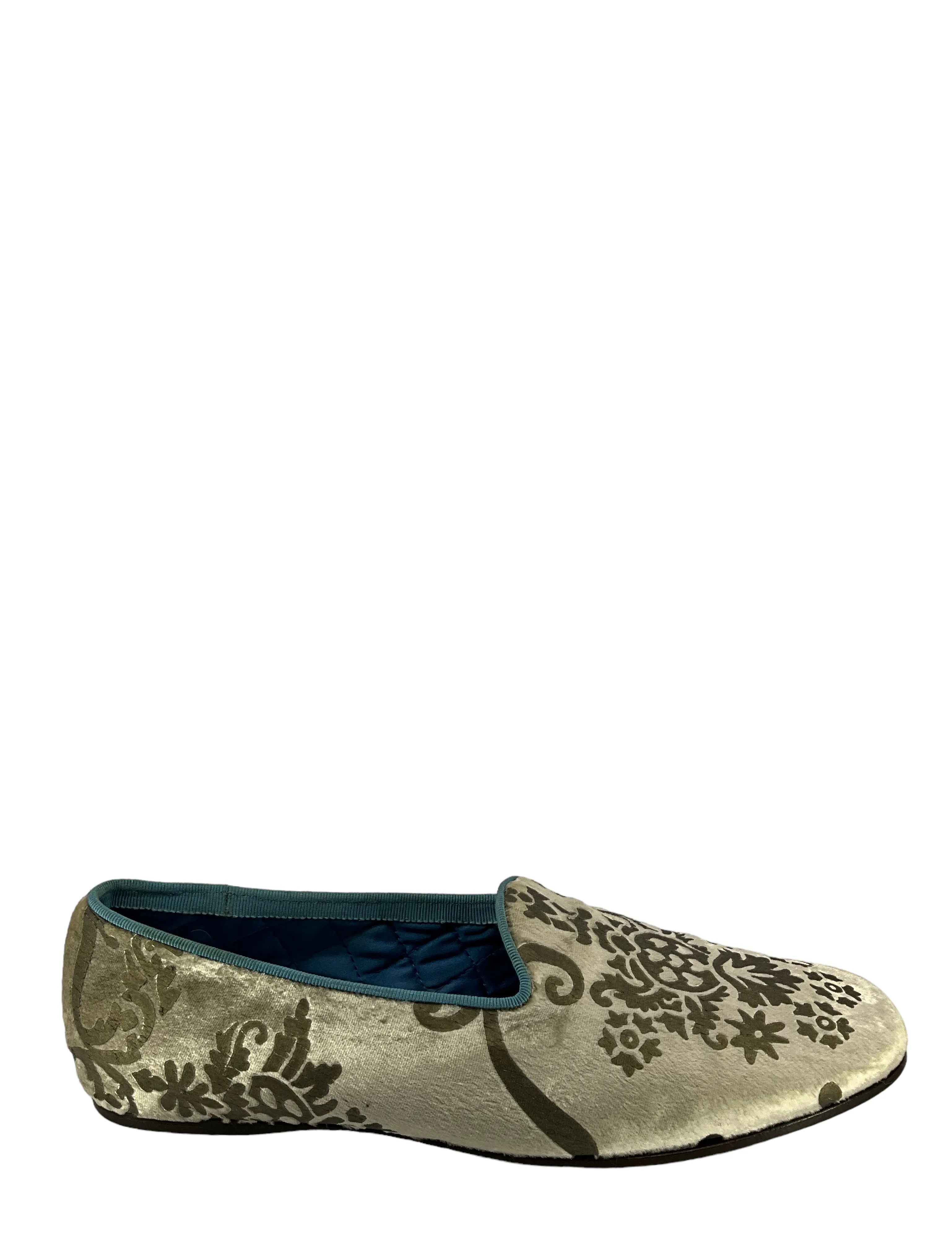 Gucci Gold Brocade Flats Size 7.5