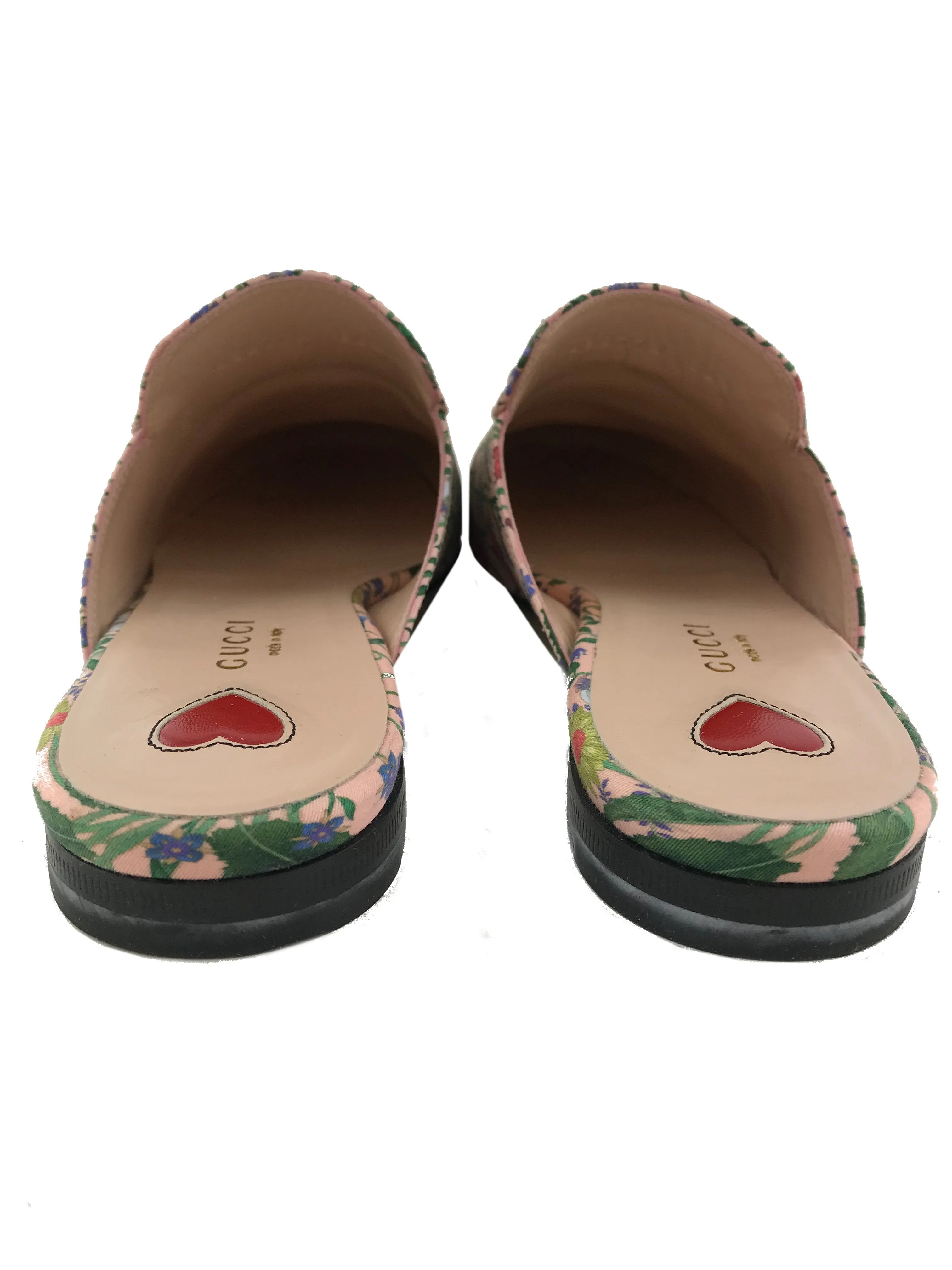 Gucci Princetown New Flora Horsebit Mule Size 6.5