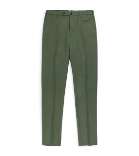 Incotex Chinolino Regular Trousers: Olive