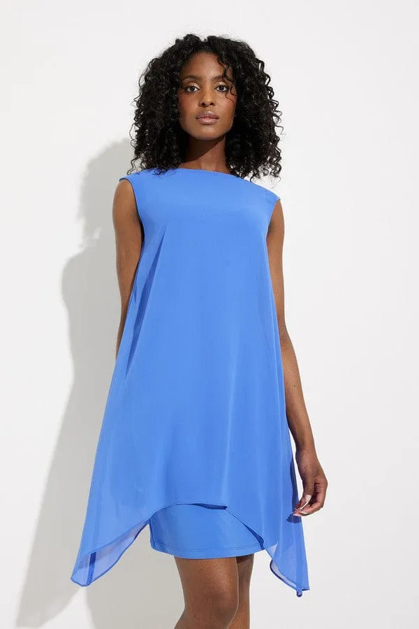 Joseph Ribkoff Blue Iris Sleeveless Dress - 232237