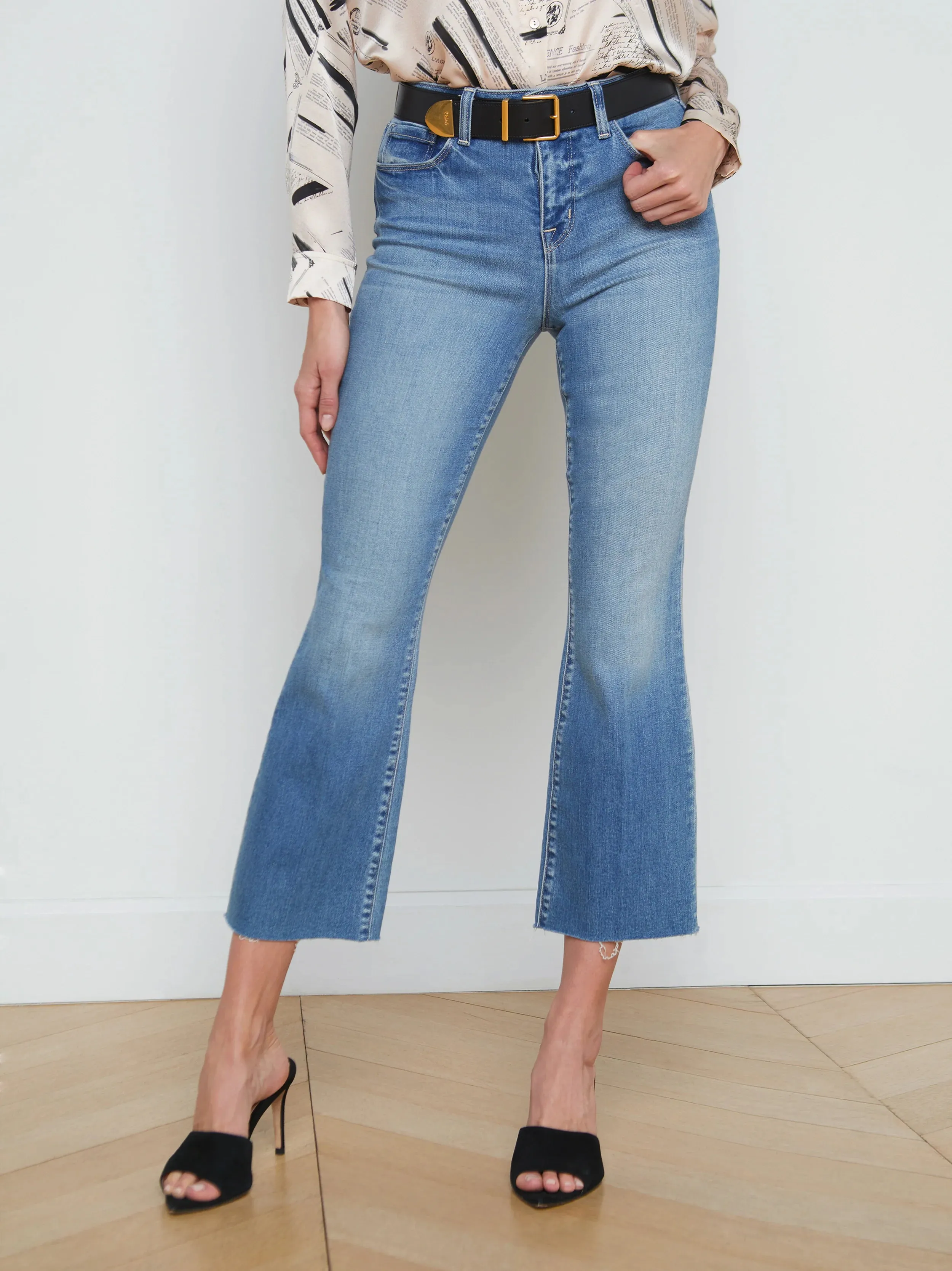 L’agence - Kendra Cropped Flare Jean - Alameda