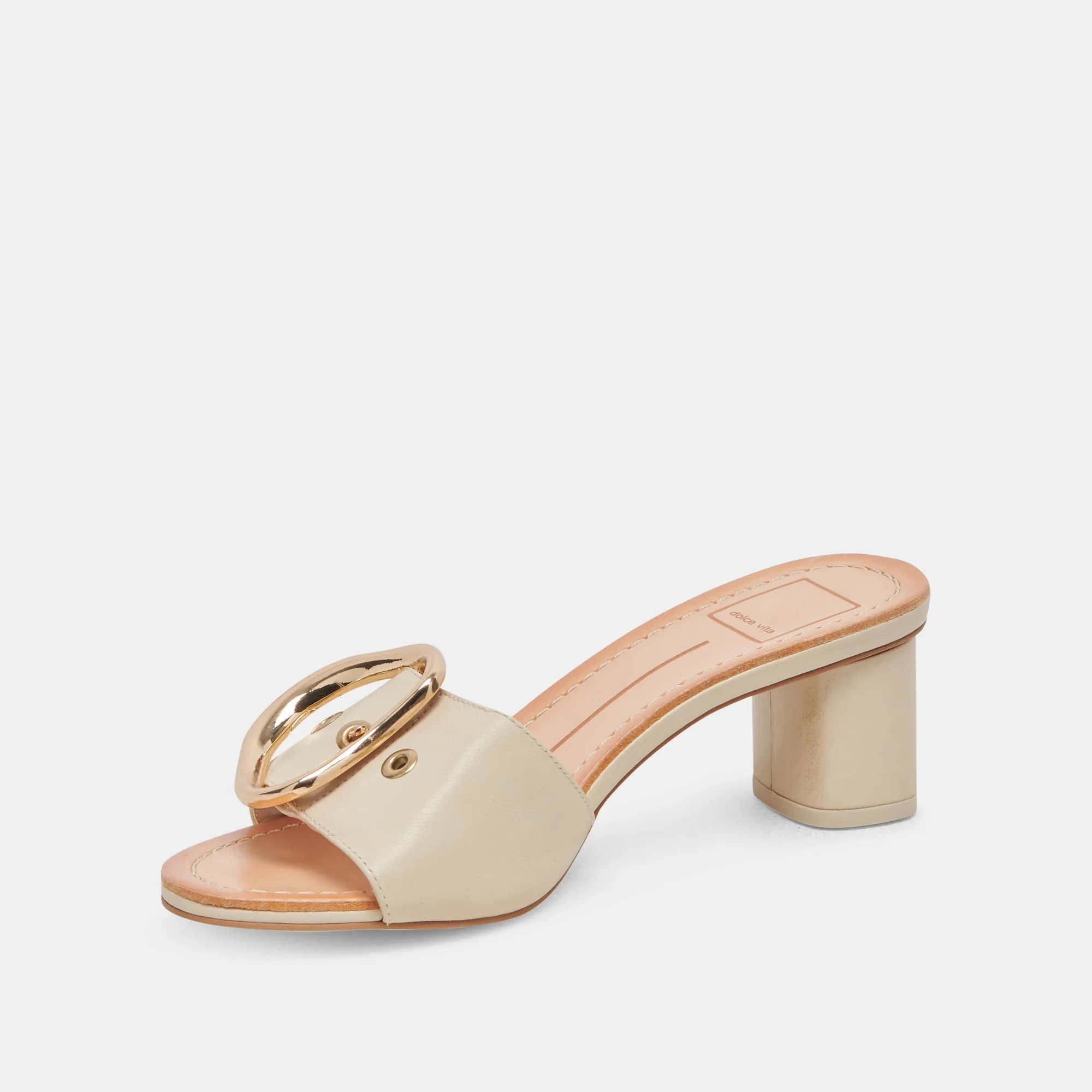 LAIKA HEELS IVORY LEATHER