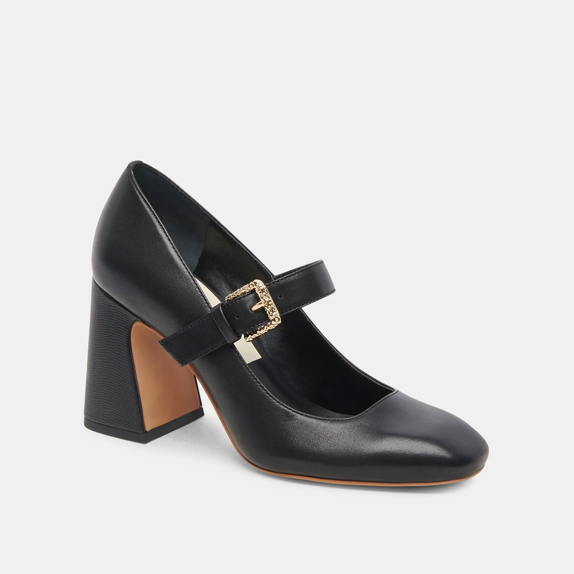 LAKOTA HEELS BLACK LEATHER