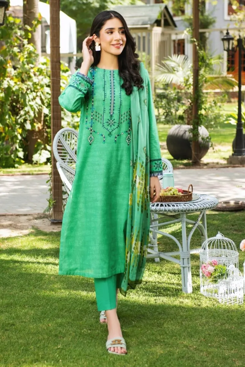 Limelight Embroidered Lawn Pakistani 3 Piece Suit LIM346