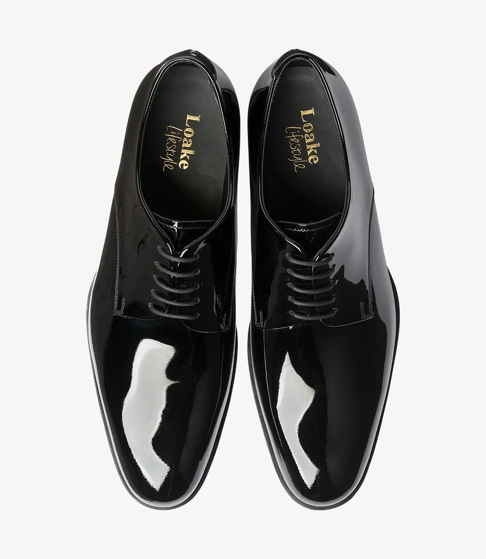 LOAKE -Bow derby dress shoe - Black