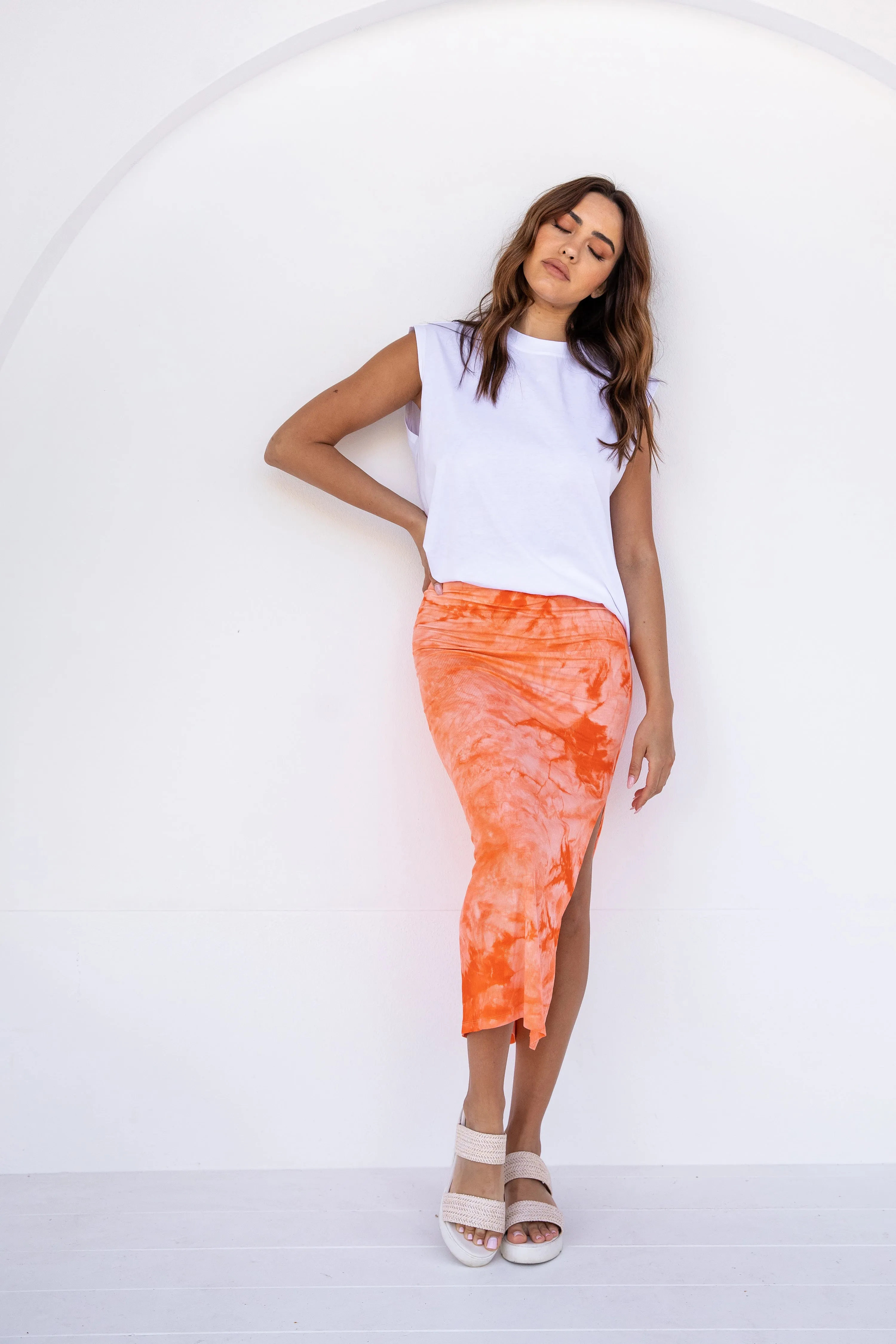 MAGNUS Skirt Orange