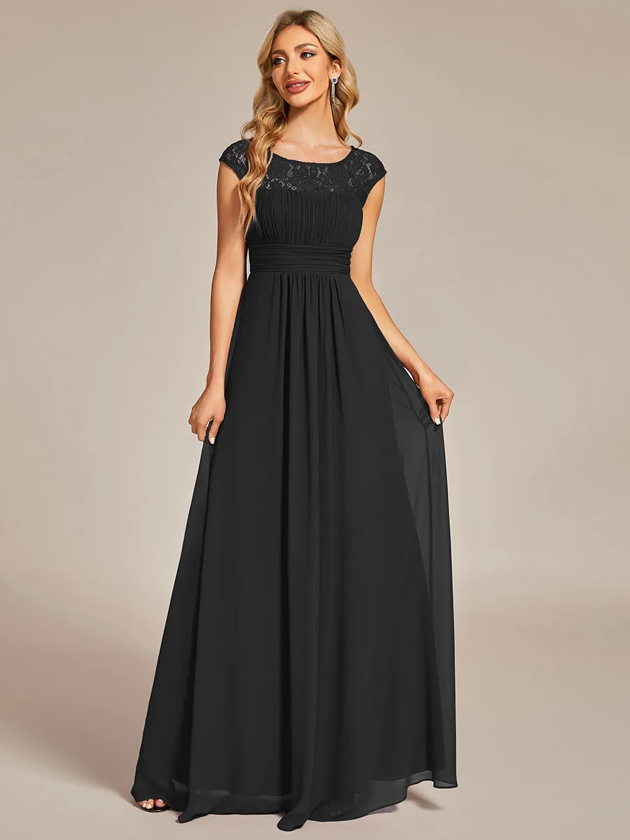 Maxi Long Hollow Lace Evening Dresses