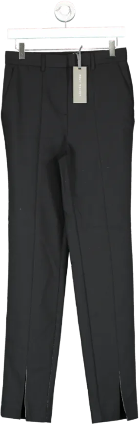 Mint Velvet Black Silm Cotton Trousers UK 10