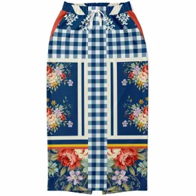 Porcelain Fleur Eco-Poly Long Pocket Skirt