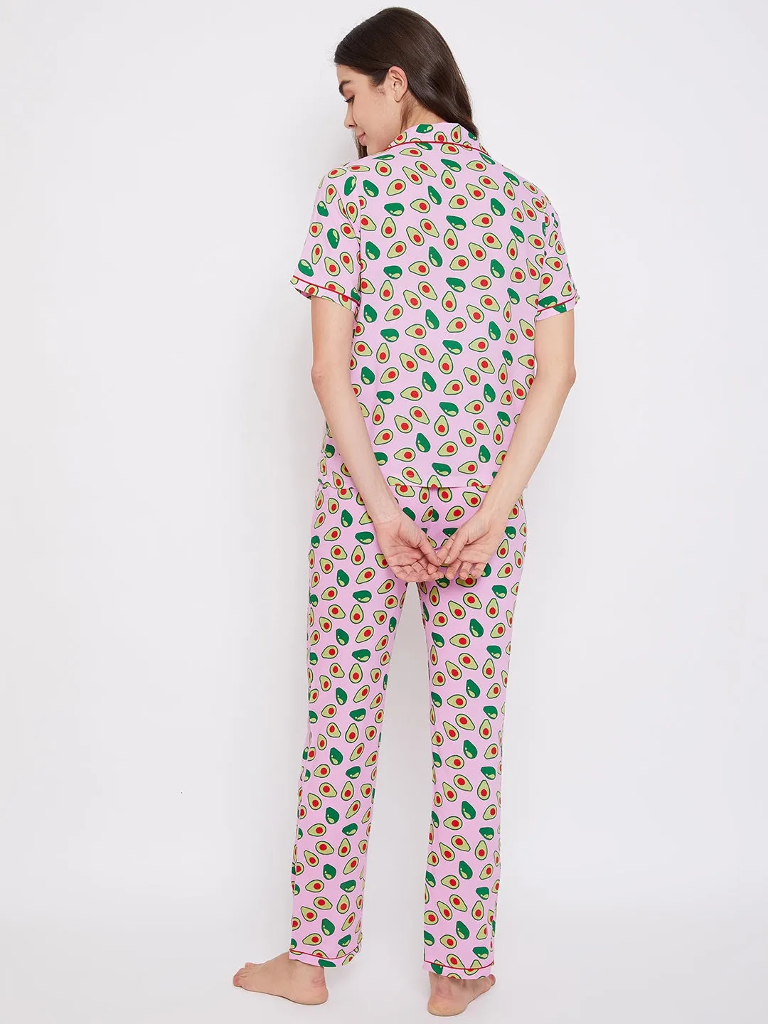 Printed Cotton Night Suit