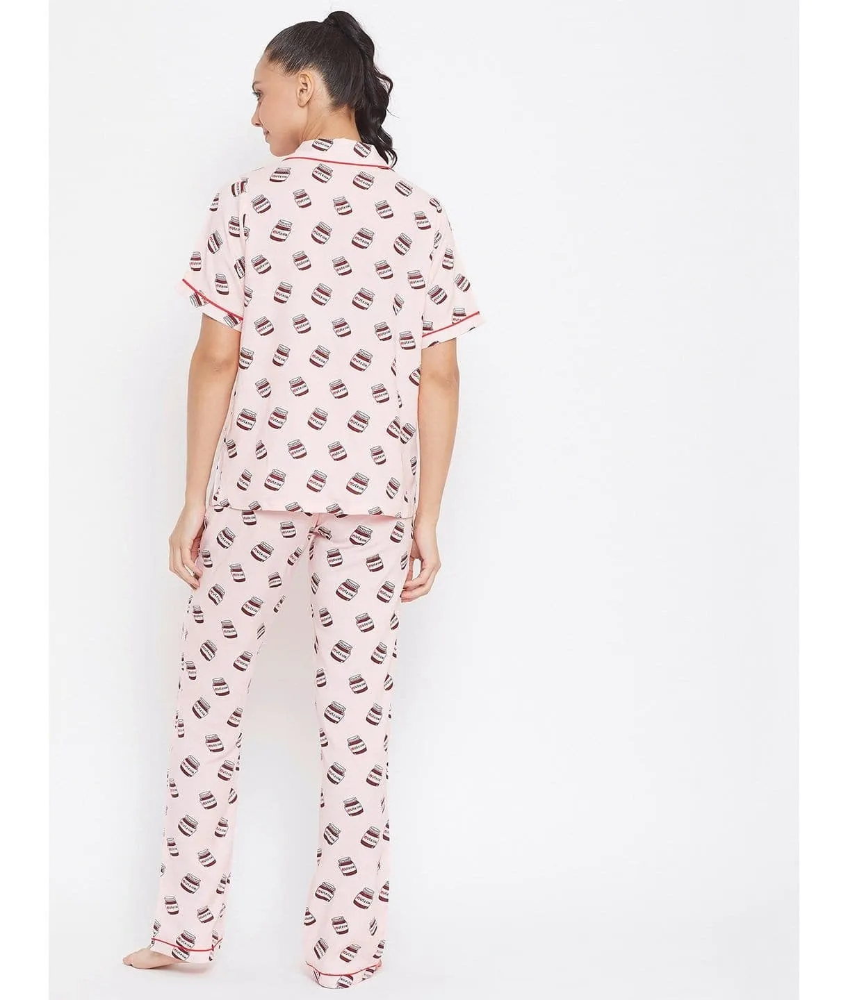 Printed Cotton Night Suit