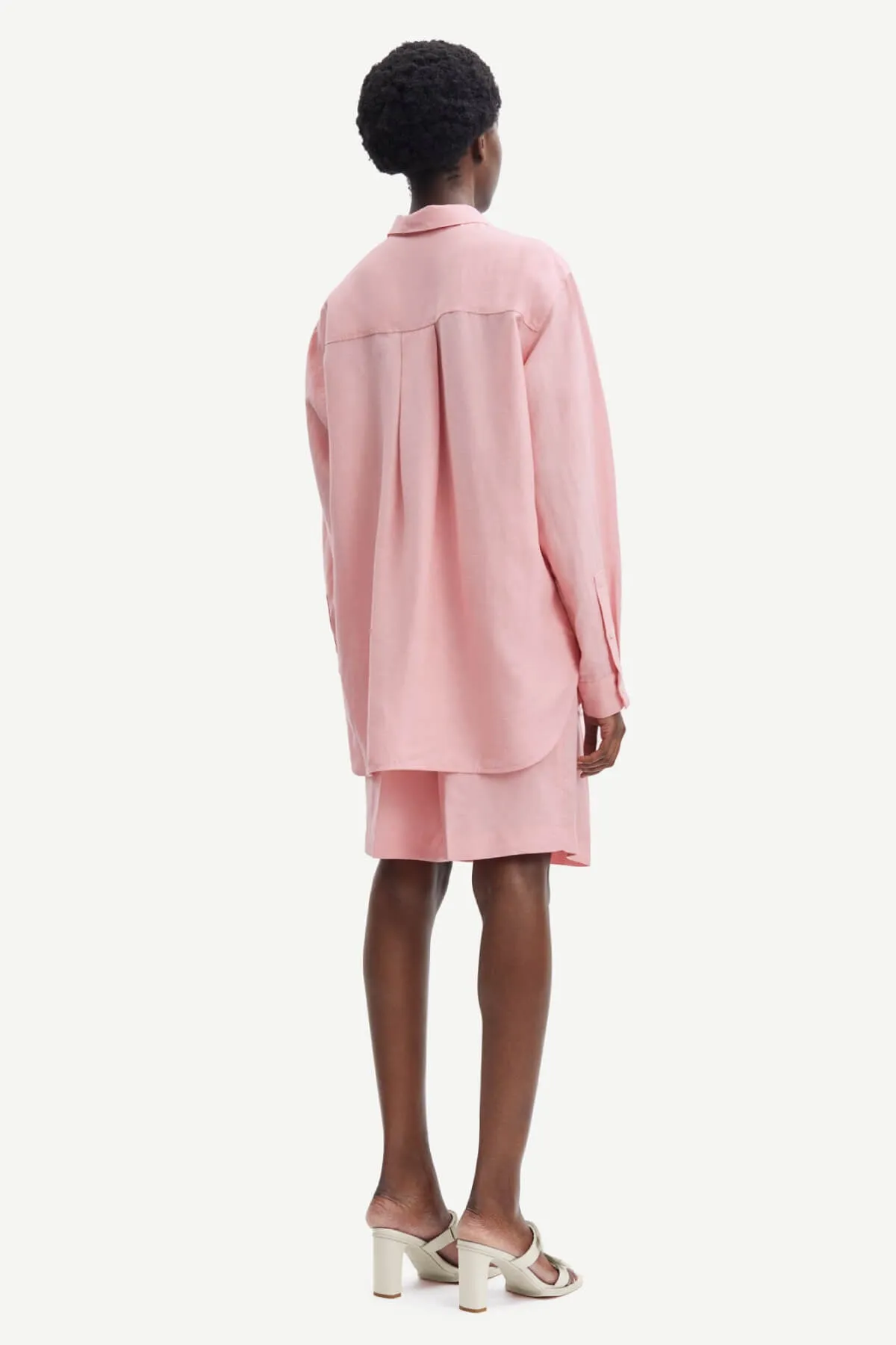 Samse Samse Alfrida Oversize Shirt - Coral Cloud