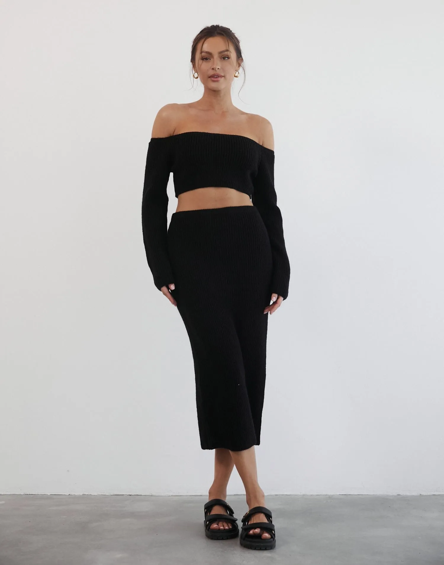 Sharna Maxi Skirt (Black)