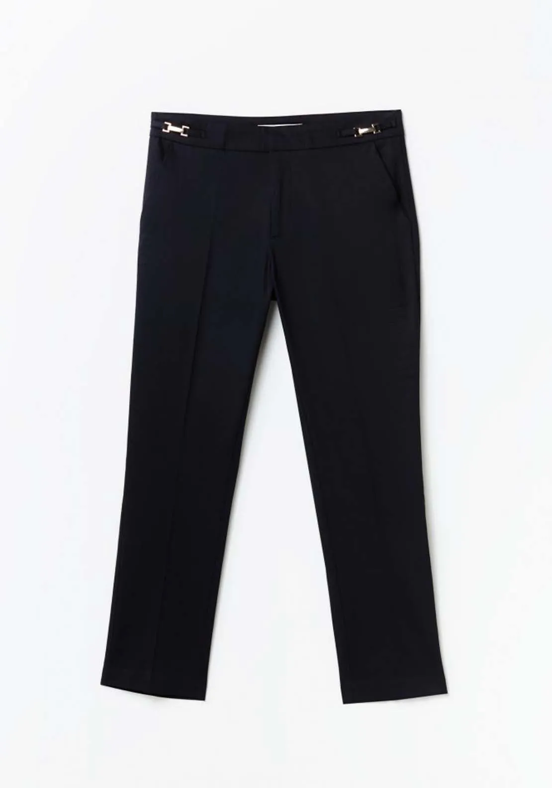 Side Buckle Trousers