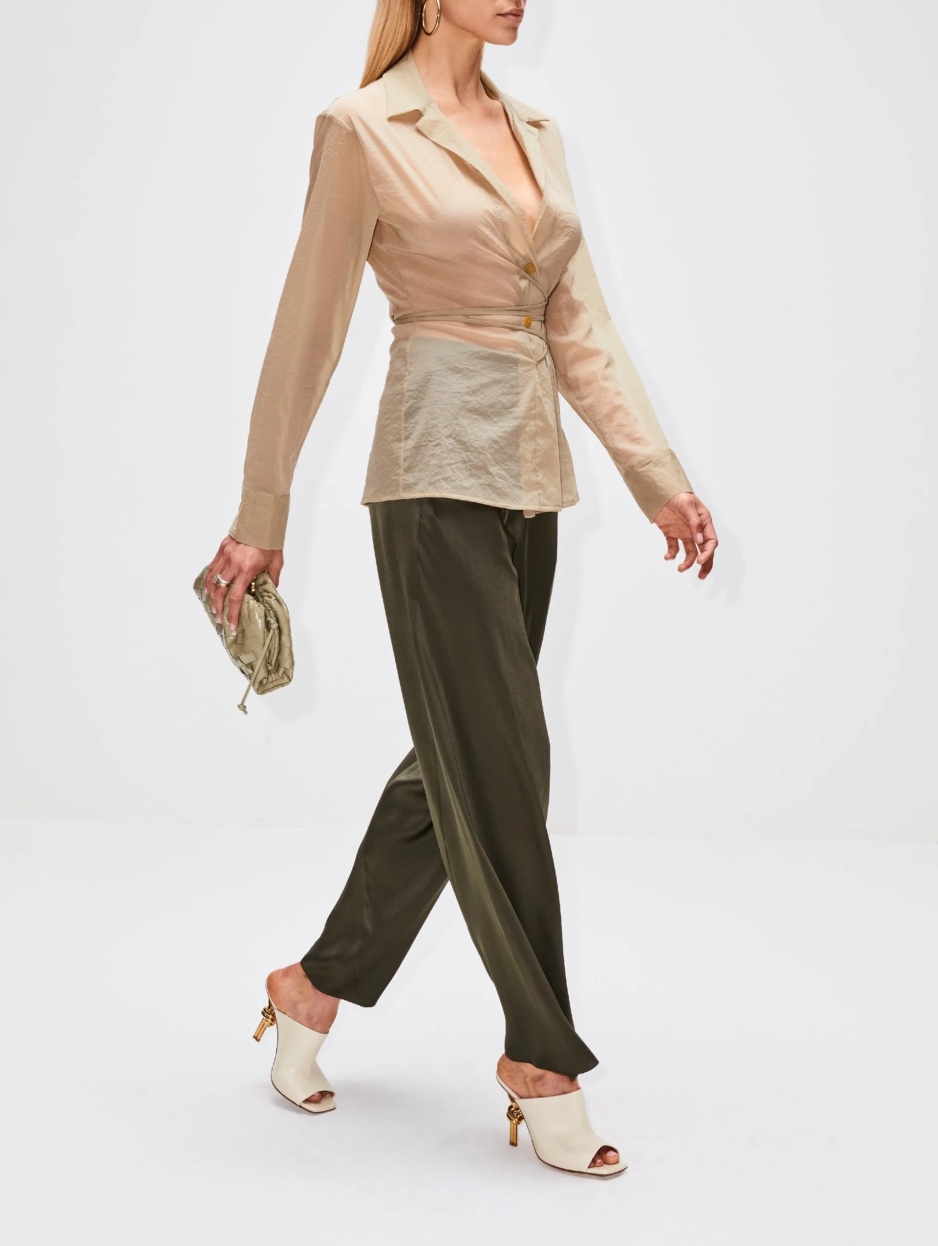 Silk Bias Trouser