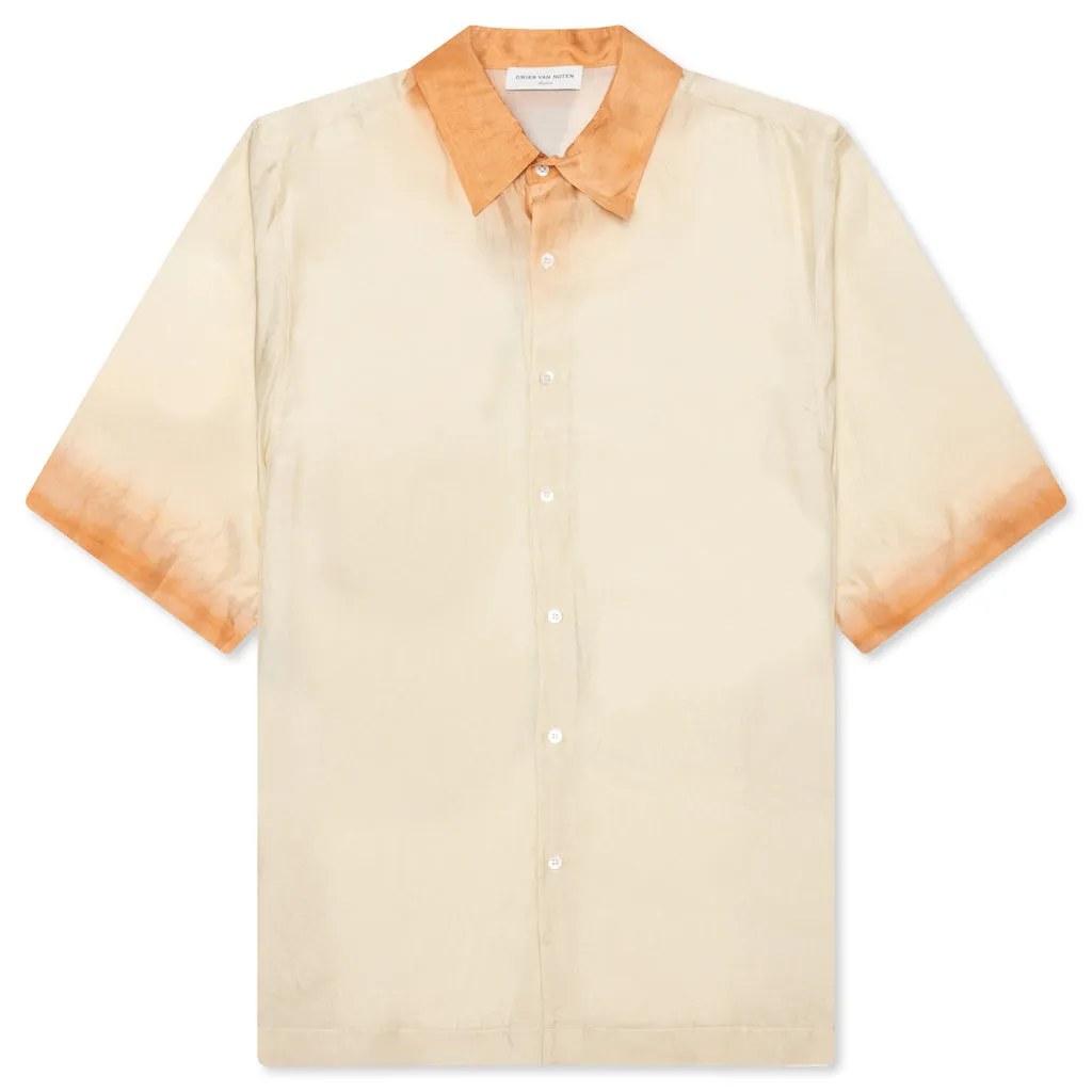 Silk Ombre Shirt - Orange