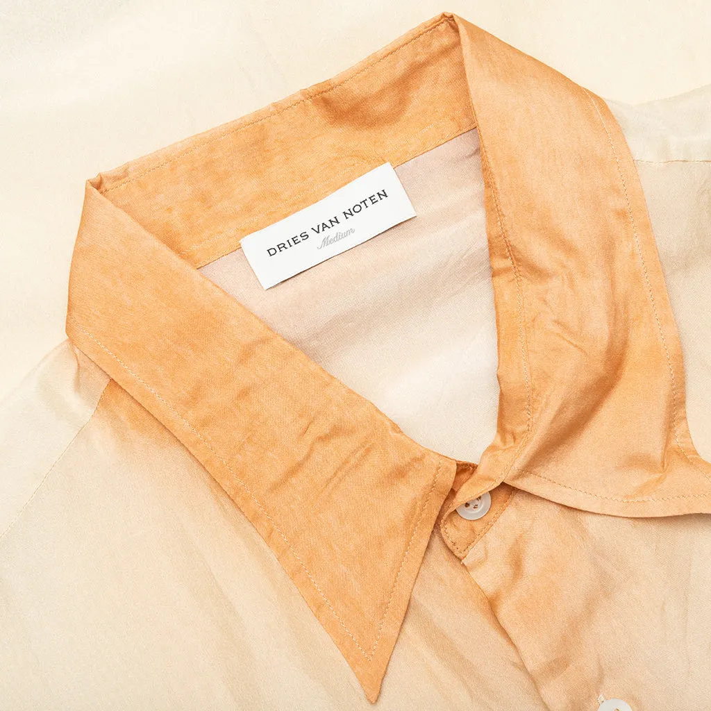 Silk Ombre Shirt - Orange