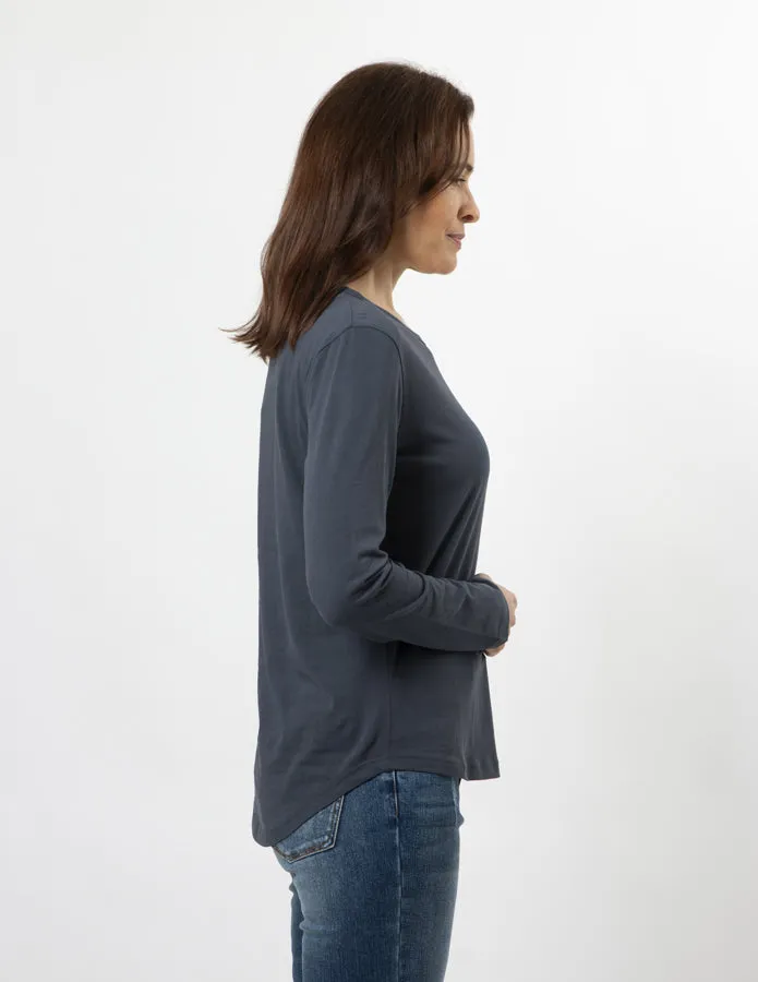 Stella & Gemma Long Sleeve T-Shirt - Indigo Fly High