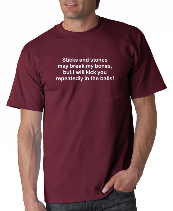 Sticks and Stones T-Shirt inspired by the movie Step Brothers