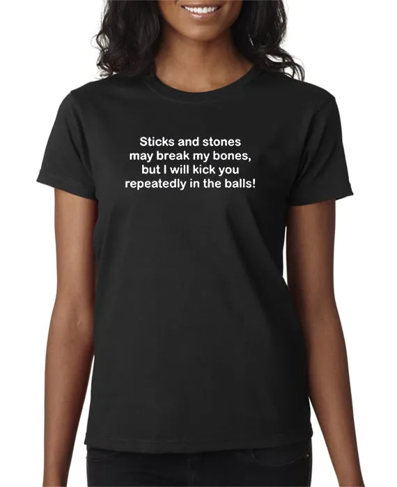 Sticks and Stones T-Shirt inspired by the movie Step Brothers