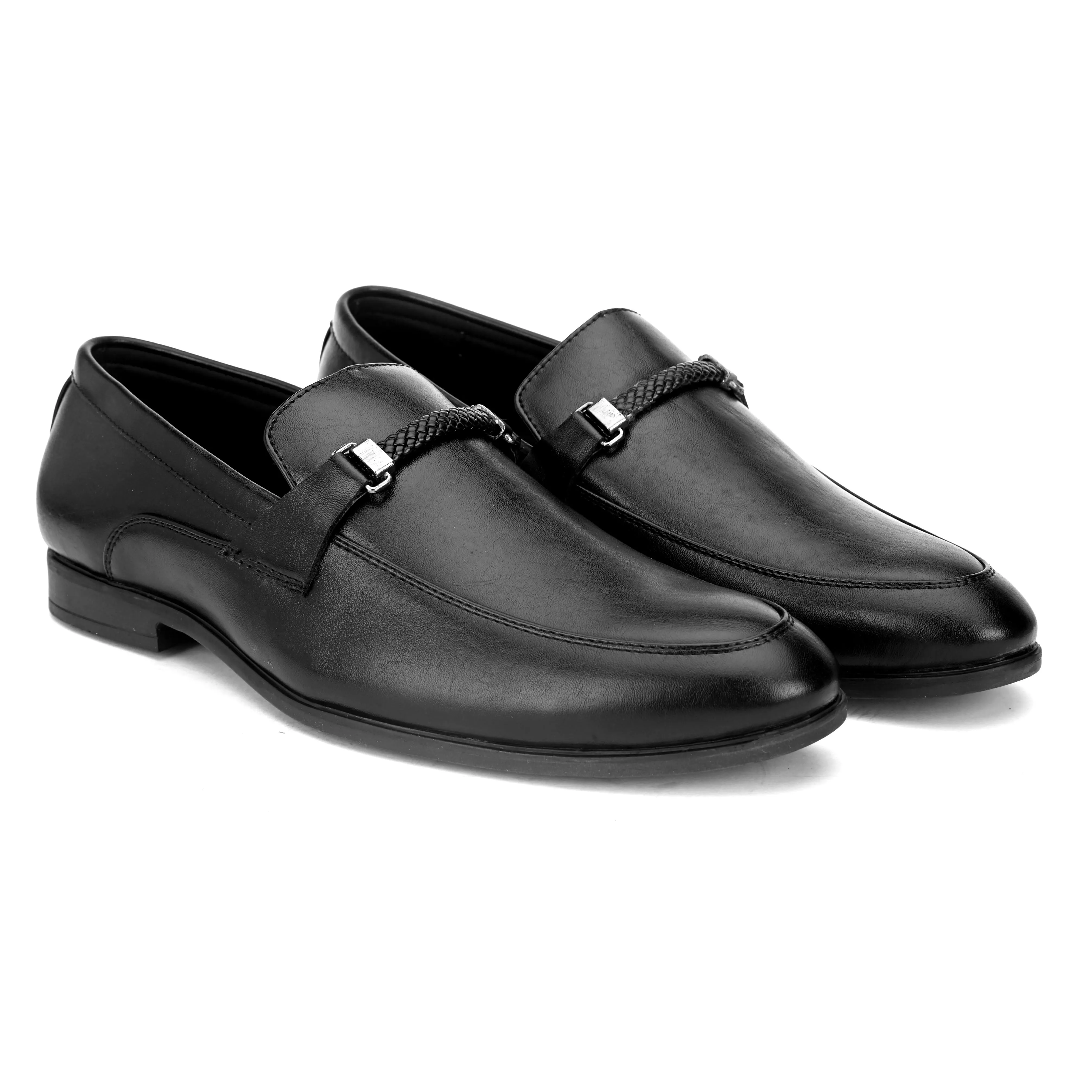 Vienna Men's Black Slip-Ons