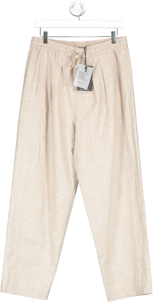 Wat the Brand Beige Relaxed Trousers UK 10