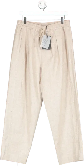 Wat the Brand Beige Relaxed Trousers UK 10