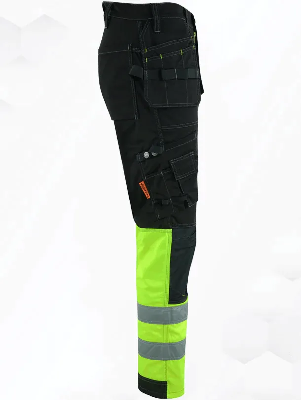 WrightFits Hi-Vis Flash Pro Cargo Heavy Duty Work Trousers